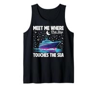 Meet Me Where The Sky Touches The Sea Cruise Vacation Tank Top