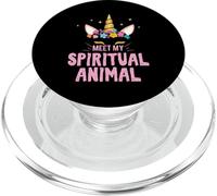 Meet My Spiritual Animal - Unicorn PopSockets PopGrip for MagSafe
