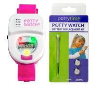 Meet Potty Watch The 1st Watch Made to Help Your Child Potty Train (Watch + Battery Replacement Kit, Pink)