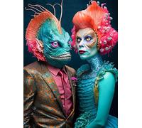 "Meet The Aliens: Nymira and Dantar" - A 1000-Piece Jigsaw Puzzle by Cross & Glory