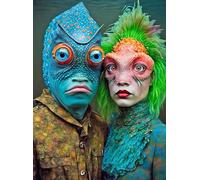 Meet The Aliens: Tralyn and Jorin - 1000-Piece Jigsaw Puzzle | Intergalactic Adventure | Premium Quality | Brain-Boosting Fun | Vibrant Colours | Storage Box | for Adults | Cross & Glory