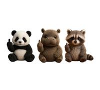 Meet the Attitude Squad: Tiny Plush Rebels with Sass & Snuggles, Emotional Support Stuffed Animals & Plush Toys Stress Relief, Funny Pocket-Sized Plush Figure Toys, for Friends(3PCS(D))