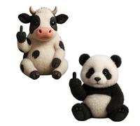 Meet the Attitude Squad: Tiny Plush Rebels with Sass & Snuggles, Emotional Support Stuffed Animals & Plush Toys Stress Relief, Funny Pocket-Sized Plush Figure Toys, for Friends(2PCS(D))