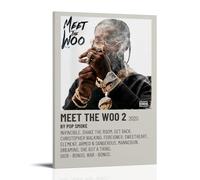 Meet The Woo2-Pop Smoke Poster Romantic Moive Canvas Wall Art Printing For Wall Decor20x30inch(50x75cm) Frame-style