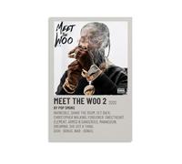 Meet The Woo2-Pop Smoke Poster Romantic Moive Canvas Wall Art Printing For Wall Decor24x36inch(60x90cm) Unframe-style