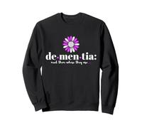 Meet Them Where They Are Purple Flower Dementia Awareness Sweatshirt