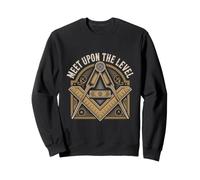 Meet Upon The Level Freemason Brother Sweatshirt
