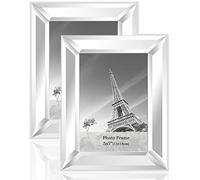 Meetart Mirror Photo Frame 5x7 inch 2 Piece Pack for Home Decoration Wall Hang or Tabletop Display
