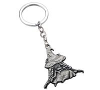 MEETCUTE Elden Keychain, Cool Elden Key Ring for Men and Women Cosplay Accessories for Gamers and Fans - A, Keychain-a, A
