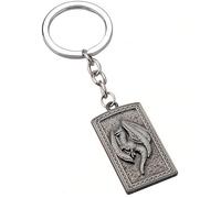 MEETCUTE Elden Keychain, Cool Elden Key Ring for Men and Women Cosplay Accessories for Gamers and Fans - B, Keychain-b, A