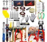 MEETDUMPL Stained Glass Kit， Supplies， Kits for Adults，with 100W Soldering Iron Kit,Glass Cutter Tool Kit,for Stained Glass Making.（Patent has Been Registered）.(3)