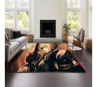 MeeTe Carpet Living Room FateStay Night Sofa Coffee Table Carpet High-end Light Luxury Floor Mat Bedroom Room Bedside Blanket Washable (FN 03,80x120cm)