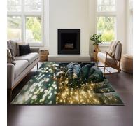 MeeTe Elden Ring Rug - Super Soft Large Living Room Bedroom Bedside Carpet High Dense Pile Non Slip Thick Solid Color Washable (Ring 02,60x90 cm)