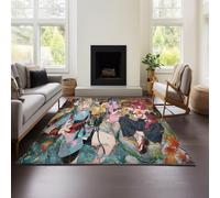 MeeTe Thickened Imitation Cashmere Azur Lane Carpet Nordic Moroccan Living Room Bedroom Sofa Coffee Table Blanket Ethnic Style American Country Retro (AZ 01,160x240 cm)