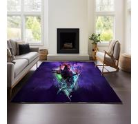 MeeTe Thickened Imitation Cashmere Tiny Tina's Wonderlands Carpet Nordic Moroccan Living Room Bedroom Sofa Coffee Table Blanket Ethnic Style American Country Retro (TTW 01,160x240cm)