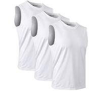 MeetHoo Men's Compression Shirt Slimming Sleeveless Shapewear Men Vest Seamless Undershirt Body Shaper Tank Top Workout Sport