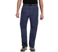 MeetHoo Men's Hiking Trousers, Waterproof Outdoor Pant Quick Dry Fishing Walking Soft Shell Bottoms with 4 Pockets Navy