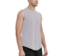 MeetHoo Men Tank Top Ärmelloses Muskelshirt Bodybuilding Trainingsshirt Herren Gym Sport für Workout T-Shirt Funktionsshirt, Gray, L