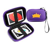 Meetikar Travel Card Games Case Compatible with Card Games Set, Hard Carrying Card Case for UNO and Phase 10 Playing Card Case (Not Including Cards) (Purple)