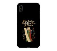 Meeting Could Have Been A Missive Funny Medieval Office Case for iPhone XS Max