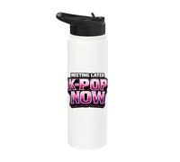 Meeting Later K-Pop Now Korean Pop Stainless Steel Insulated Water Bottle