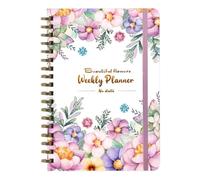 Meeting Notebook for Work - 53-Page A5 Spiral Bound Portable Office Supplies, Daily Work Planner for Habit, Health, Mental, Study, Task, Home, Cleaning, Exercise, Workout, Office, Party, Birthday, Tra