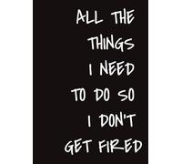 Meeting Notebook for Work, All the things I need to do so I don’t get fired: Funny Office Notebook | A4 (8.27" × 11.69"), 100 Lined Pages | Secret ... Elephant Gag Gift, Meeting Notes Journal