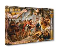 Meeting Of Abraham And Melchizedek By Peter Paul Rubens Canvas Print | Gallery Wrapped 30mm Frame Wall Art | 30x20 inches | Ready to Hang | Classic Picture | Living Room Bedroom Lounge Office