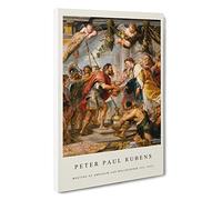 Meeting of Abraham and Melchizedek Peter Paul Rubens Canvas Print | Gallery Wrapped 30mm Frame Wall Art | 30x20 inches | Ready to Hang | Contemporary Picture | Living Room Bedroom Lounge Office