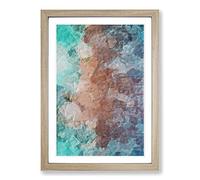 Meeting of The Minds in Abstract Framed Print | A2 Oak Framed Wall Art | Ready to Hang | Abstract Fantasy Picture | Living Room Bedroom Lounge Office
