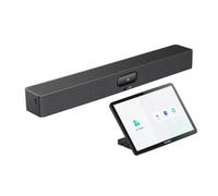 MeetingBar A25-031 - All-in-One 4K Video Conferencing Solution for Small Rooms with Triple 4K Cameras, 151° FOV, 8 Microphone Array, CTP25 Touch Panel, Compatible with Microsoft Teams and Zoom