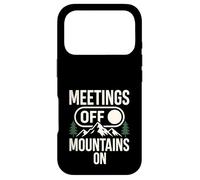 Meetings Off Mountains On Nature Hiking Case for iPhone 17 Pro