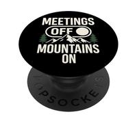 Meetings Off Mountains On Nature Hiking PopSockets Adhesive PopGrip