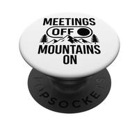 Meetings Off Mountains On Nature Hiking PopSockets Adhesive PopGrip