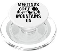 Meetings Off Mountains On Nature Hiking PopSockets PopGrip for MagSafe