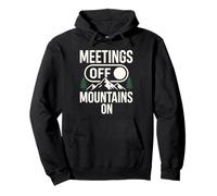 Meetings Off Mountains On Nature Hiking Pullover Hoodie