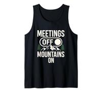 Meetings Off Mountains On Nature Hiking Tank Top