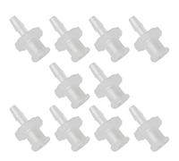MEETOOT 10pcs Female Luer Lock 1/4" Polycarbonate Hose Barb Adapter for Laboratory Biochemical/Analytical Instruments, Food Machinery and Aquarium Equipment