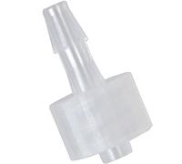 MEETOOT 10pcs Luer-to-Barb Adapter Male Luer with Lock Ring 1/8" Hose Barb Screw Quick Connector Plug 3.2mm for Laboratory Biochemical/Analytical Instruments and Food Machinery