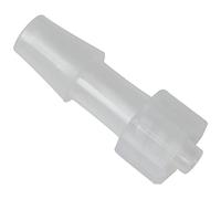 MEETOOT 10pcs Male Luer Lock 1/4" PP Hose Barb Adapter for Laboratory Biochemical/Analytical Instruments, Food Machinery and Aquarium Equipment