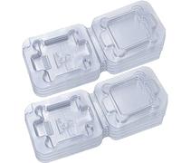 MEETOOT 14pcs Universal CPU Protection Box 5.5x6.5cm Computer CPU Case Tray Flip Top Container LGA1150 / 1151/1155/1156 i3 i5 i7 CPU Intel Protector Cover