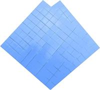 MEETOOT 2pcs 100mmx100mmx1mm GPU CPU Heat Sink Cooling Conductive Silicone Pad, Heat Dissipating Silicone Film, Fire Retardant and Flame Retardant Silicone Insulating Gasket