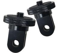 MEETOOT 2pcs Camera Tripod Adapter, 1/4" - 20 Conversion Adapter for Action Camera to 1/4" Screw Adapter Mount Accessories