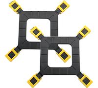 MEETOOT 2pcs CPU Fan Radiator Fastener Base Bracket Backplate CPU Heatsink Mounting Base Radiator Holder