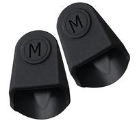 MEETOOT 2pcs Mouthpiece Cap Protector Black Rubber Saxophone Clarinet Mouthpiece Cover Cap Protector