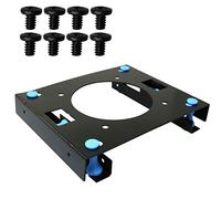 MEETOOT Blue Color 3.5" Hard Disk Shock Absorber Bracket with Mounting Screws for PC Case 3.5 HDD to 5.25 DVD ROM Bay Mounting Adapter with Rubber Nails and Screws
