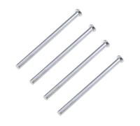 MEETOOT 4PCS 4 Inch Stainless Steel Straight Hinge Pin for Door Hinges