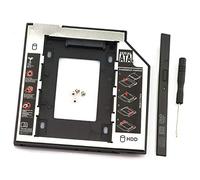 MEETOOT 9.5mm Hard Drive Mounting Bracket HDD SSD Caddy Adapter SATA 3.0 Interface Laptop Hard Disk Holder for CD DVD ROM Optical Bay 2.5 inch