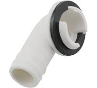 MEETOOT Air Conditioning Drain Hose Adapter 20mm Black AC Drain Hose Connector Elbow Fitting Adapter for Mini-Split AC and Window Air Conditioner