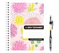 Meetory The Bible in A Year - A 52-Week Study Through Gods Word, Daily Bibles Study Guide Workbook with Spiral Binding, NIV Study Journal & Reflective Questions - Compact A4 Size